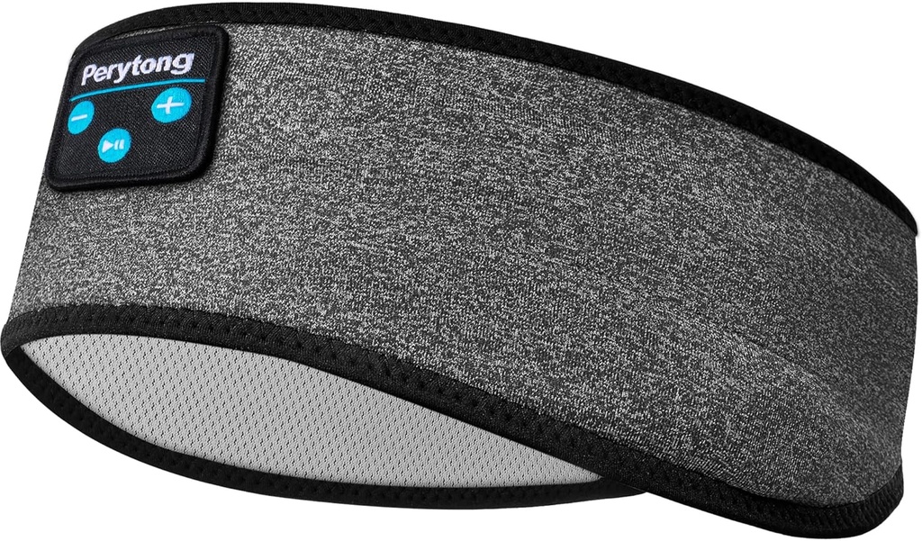 Perytong Bluetooth Spánkové slúchadlá Headband - Soft elastic pohodlná čelenka, Darčeky pre mužov, ženy, tínedžerov