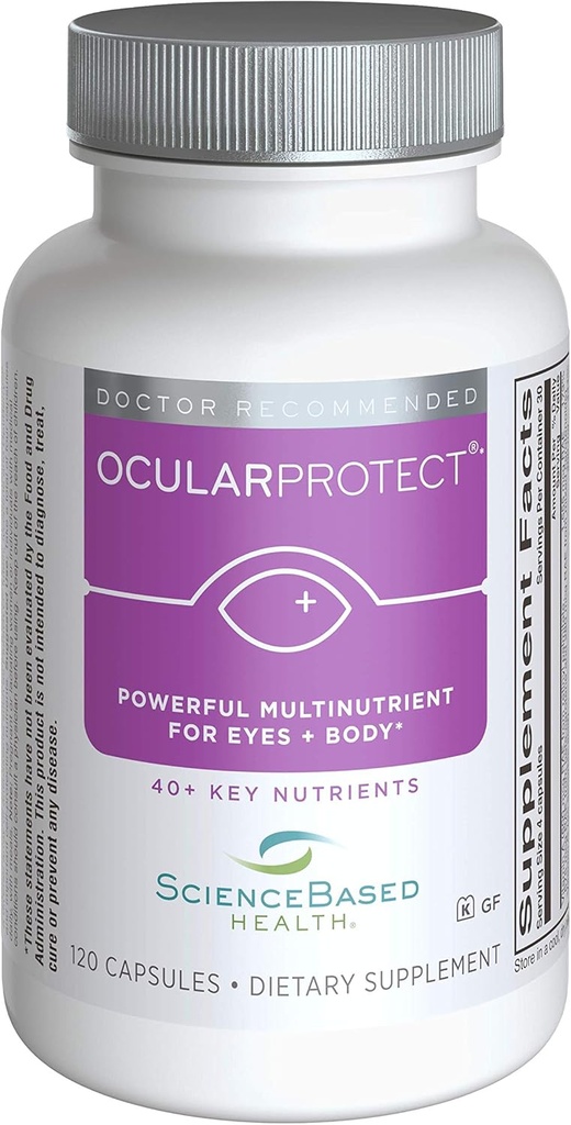 OcularChráňte celé telo Formula - Špecializované Eye & Body Multinutrient - 120 kapsúl