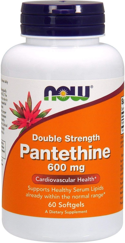 Pantetín, 600 mg, 60 SGELS by Now Foods (Stock of 4)