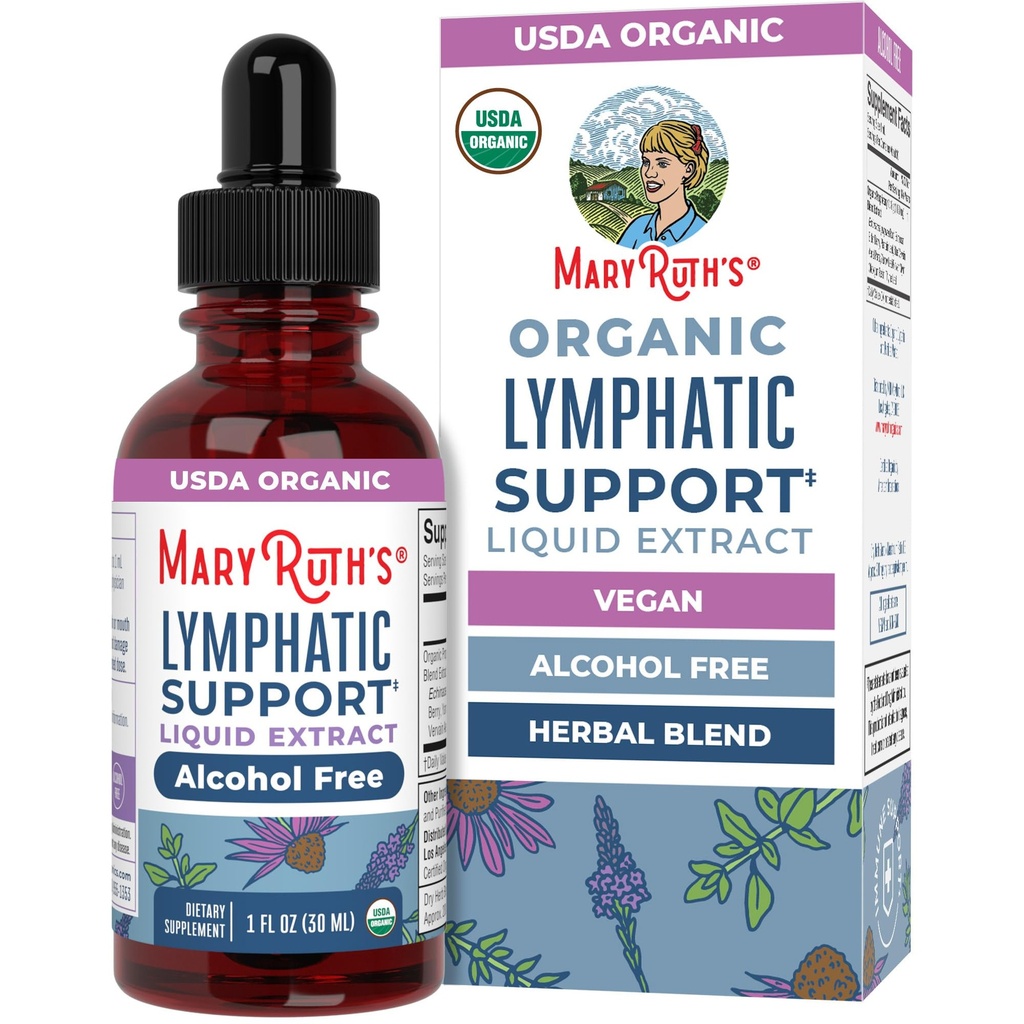 MaryRuth Organics Lymfatická podpora kvapky 