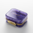 Bexeen Medicine pilulky Organizátor cestovanie roztomilé pilulky Kontajner malé pilulky Box pre Purse Mini pilulky Prípad Prenosný vitamín Holder Organizátor Kompaktné cestovné veľkosť Medikation Daily Pocket Pharmacy for Supplement