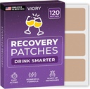 Recovery Patches 120 balenie - Wake Up osviežené & Energized s našou 100% Natural Ingredients Patch for Party - Skin-priateľne & vodeodolný - aplikovať pred pitím - vylepšený Morning Formula