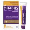 Mederma Scar Cream Plus SPF 30 - Advanced Jazva liečba, chráni pred poškodením slnkom, znižuje vzhľad jaziev z akné, popáleniny, chirurgia a zranenia, 0,7 oz