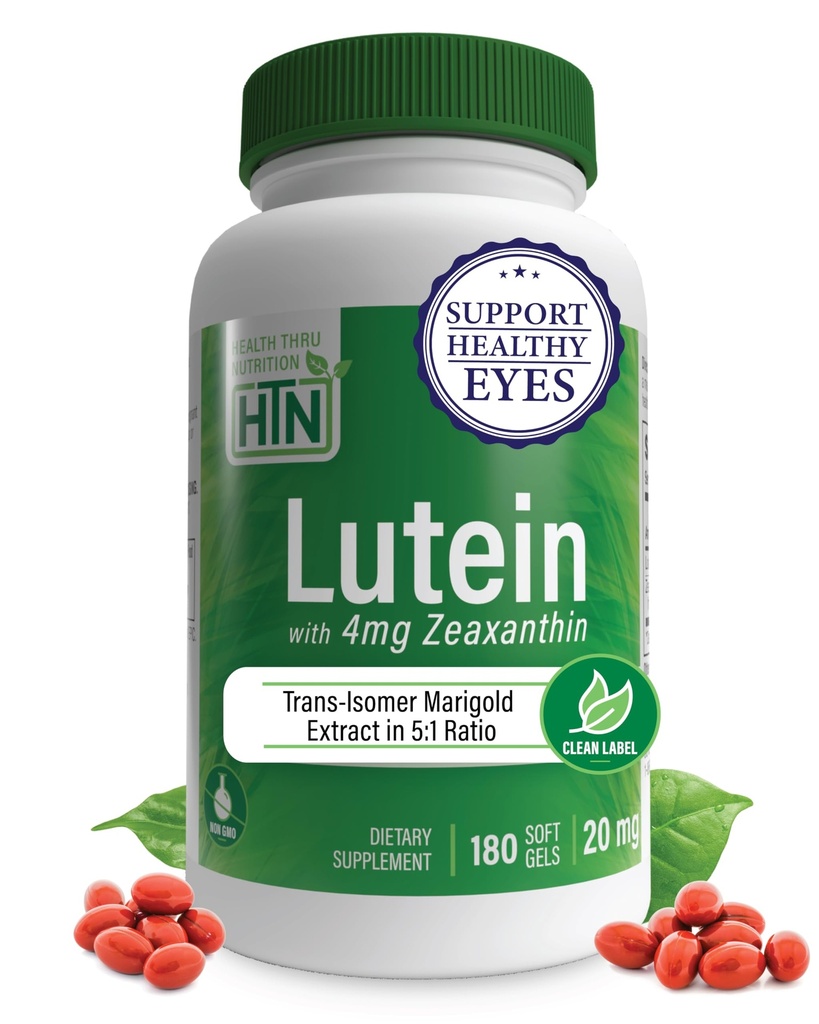 Lutein 20mg s Zeaxantin 4mg 180 Softgels 