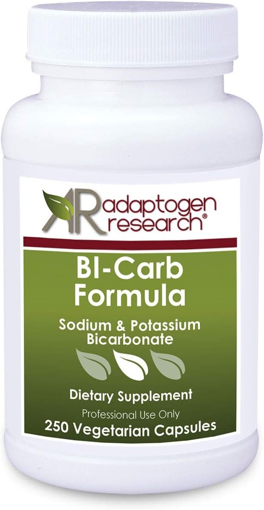 Bikarbonát sodný a bikarbonát draselný Kapsule - Bi-karb Formula 250 Vegetariánske kapsuly
