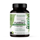 EMERALD LABS PureWay-C - Pečeň & Immune Suplement with R-Alpha Lipoic Acid* - Fast-Absorbing Vitamín C - 90 Rastlinné kapsuly (45-Deň dodávky)