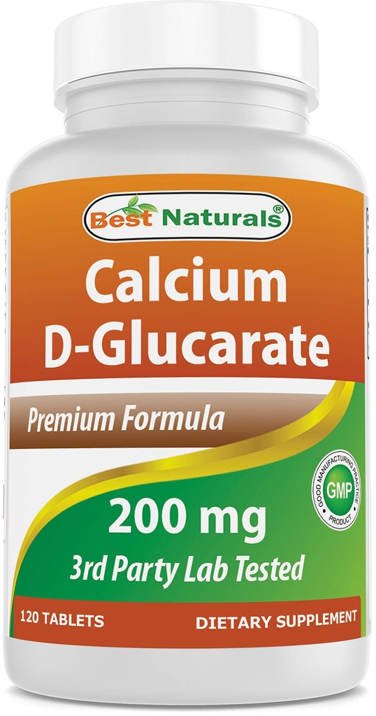 Najlepšie prírodné kalcium D-Glukarát 200 mg 120 tabliet
