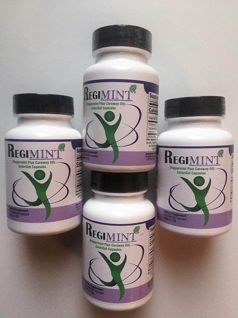 Mätový olej Plus Caraway Enteric Caps. IBS (4 fľaše)