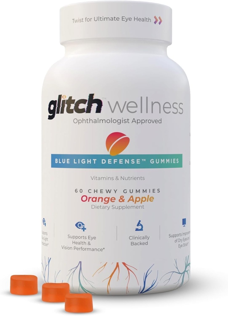 Glitch Gummy pre suché oči Blue Light Defense 