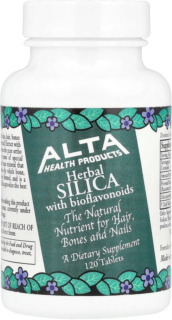 Alta Health Products - Silica s Bioflavonoidmi, 500 mg, 120 tabliet