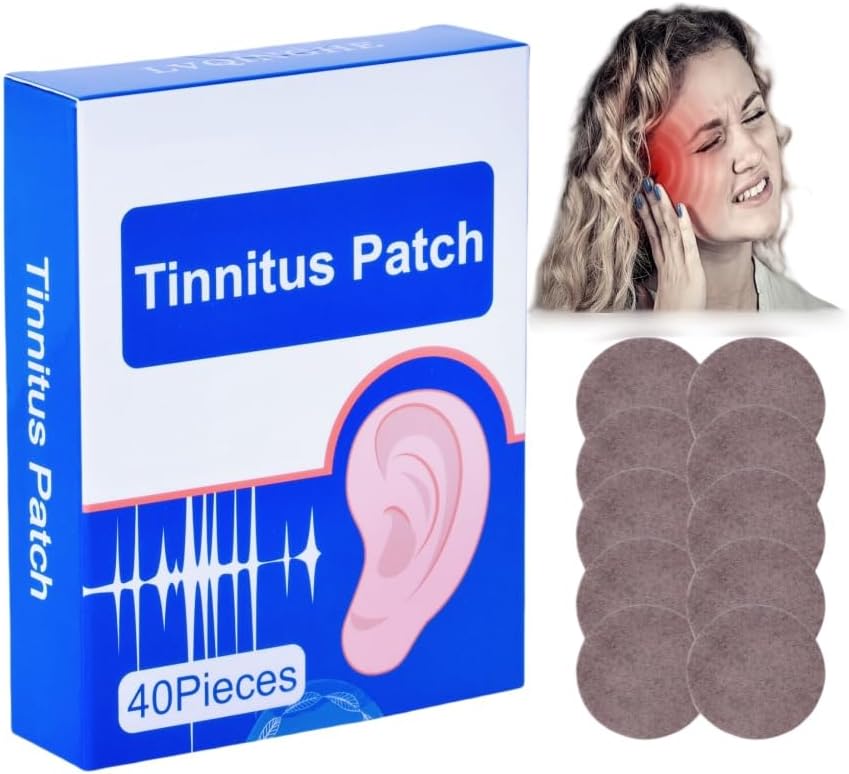 Tinitus úľava pre zvonenie ucha,120PCS tinitus záplaty, účinne zmierňuje sluch straty 3BOX