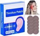 Tinitus úľava pre zvonenie ucha,120PCS tinitus záplaty, účinne zmierňuje sluch straty 3BOX