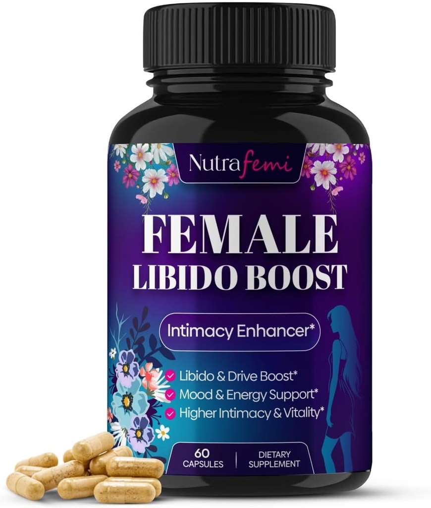 Rýchle konanie Vysoko efektívny Libido Booster pre ženy-ženy Libido Booster pre Hormonálnu rovnováhu, Mood & Drive, prírodné mazanie - s Maca Root, Ženšen, Tribulus, Gingko & Ashwagandha
