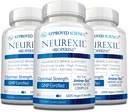 Schválená veda Neurexil - Prírodná nootropný podpora s DMAE - Zvýšiť funkciu mozgu, Sharpen Clarity, Boost Memory - L-Tyrosine, Ginkgo Biloba, Huperzine A, BioPerine - 3 mesiace dodávky