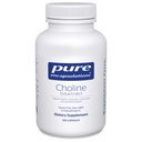 Pure Encapsulations Choline (Bitartrate) - 275 mg Cholínu (Bitartrate) - Podpora metylácie, funkcie zdravia mozgu a buniek* - Highly Biodostupné - Vegan & Non-GMO - 100 kapsúl