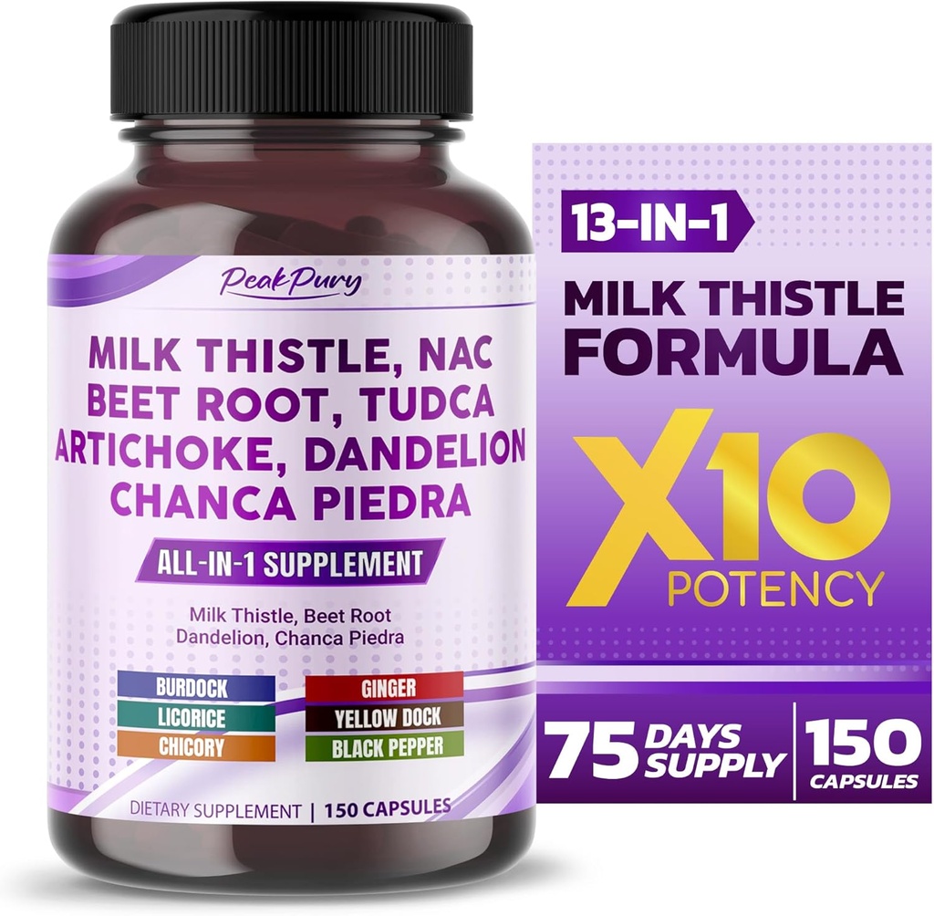 Milk Thistle NAC Repeat Root Artičoke púpava - Made in USA
