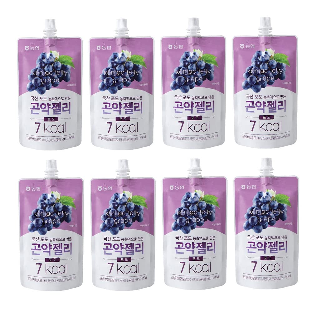[NongHyup] Hrozno Konjac Jelly, Produkt Kórey, Zdravé a prírodné chudnutie diétne doplnky potravín, Nízke kalórie, 
