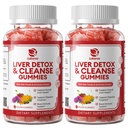 2 balenie Lukaree Pečeň čistí Detox a opravy Gummy 