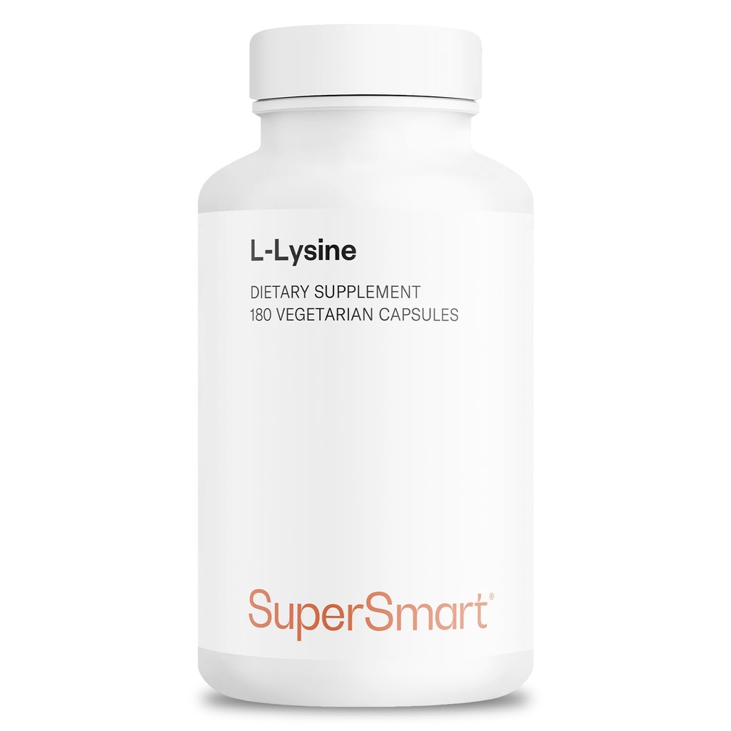 Supersmart - L-lyzín 6000mg za deň (vysoká sila) - Essential Amino Acid Lysin Supplement 