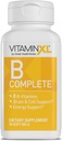 VitamínXL B Complete je komplex Full Spectrum B vyrobený s B1, B5, B6, B12, Biotin, Niacin, Riboflavin, a folát, Tiež s cholín a inozitol (30 mäkké gély, 30 Servings)