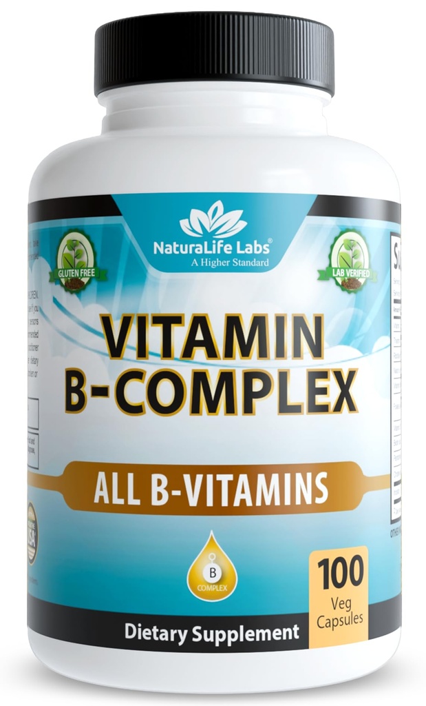 NaturaLife Labs Vitamín B-komplex s vitamínom C a kyseliny listovej 