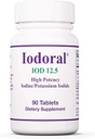 Optimox Iodoral 12,5 mg Supplement - Iodine Supplement, Thyroidal Support for Women and Men, Lugol Solution Pills, Draseline Iodide Tablets, Daily Mineral Complex - 90 Count
