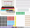 RELIANCIR Molecular Model Kit,419PCS Organic Molecular Chemistry Set w/Atoms & Bonds, Molecular Structures Building Kit for Chemistry Learning, STEM Science Kits for Učitelia,Študenti,Mladí vedci