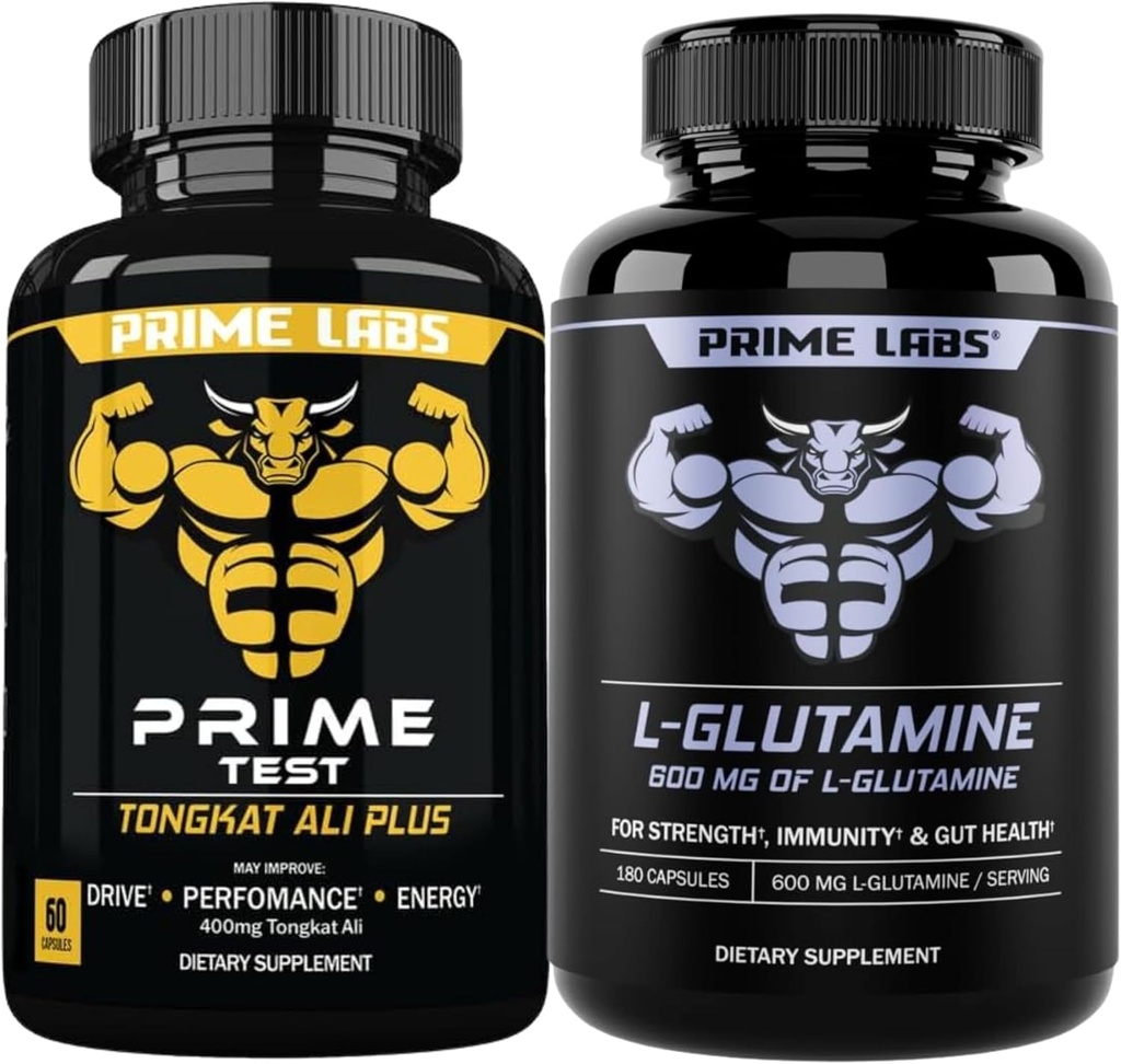 Prime Labs Tongkat Ali Plus (60 ct) + L glutamín (180 ct)