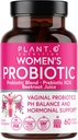 Vaginálne probiotiká pre ženy so 4 kmeňmi Lactobacillus Probiotic & Prebiotic Blend pre rovnováhu pH, zdravý vaginálny zápach a vaginal Flora