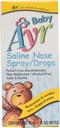 Baby Ayr Saline Nos Spray/Drops, Spray Bottles 1 Fl Oz (Pack of 1)