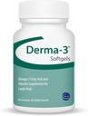 Ceva Derma-3 Softgels, Omega-3 Mastné kyseliny a vitamín doplnok pre veľké psy (60 Počet)