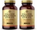 Solgar Magnézium Citrát - 100 tabliet, balenie 2 - Non-GMO, Vegan, Gluten Free, Kosher - 40 celkové služby