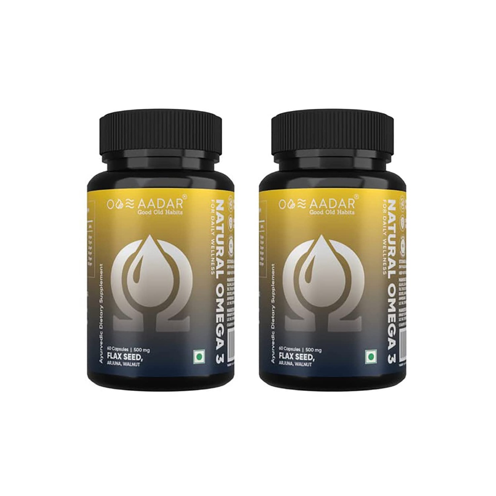 AADAR Natural Omega 3 Vegánska mastná kyselina & Imunity Supplement for Men and Women