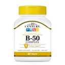 21st Century B 50 Complex Tablety s predĺženým uvoľňovaním, 60 grófov (Pack of 1)