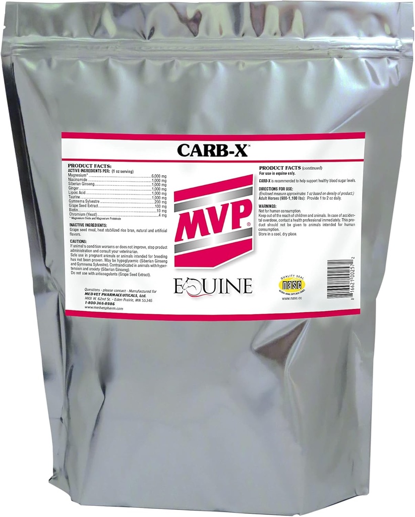 Med-Vet Pharmaceuticals Carb-X (10lb) Glukóza Metabolizmus Podpora...
