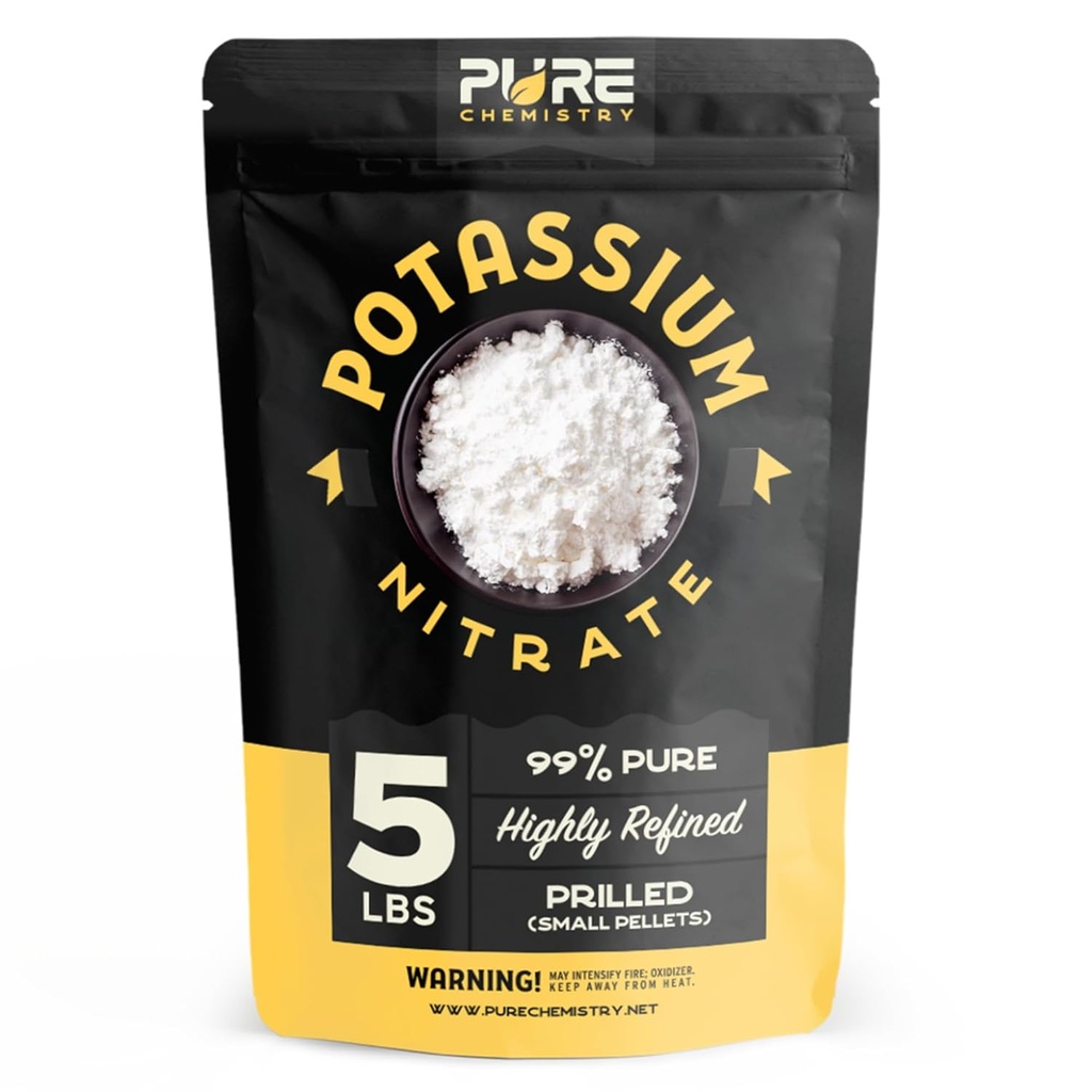 Draslík Dusičnan Pellety, 99% Pure, Strom Stump Odstraňovač, Hnojivo pre rastliny, Tráva, Vnútorné a vonkajšie, Lawn Care, Industrial-Grade, Prilled, 5 libier