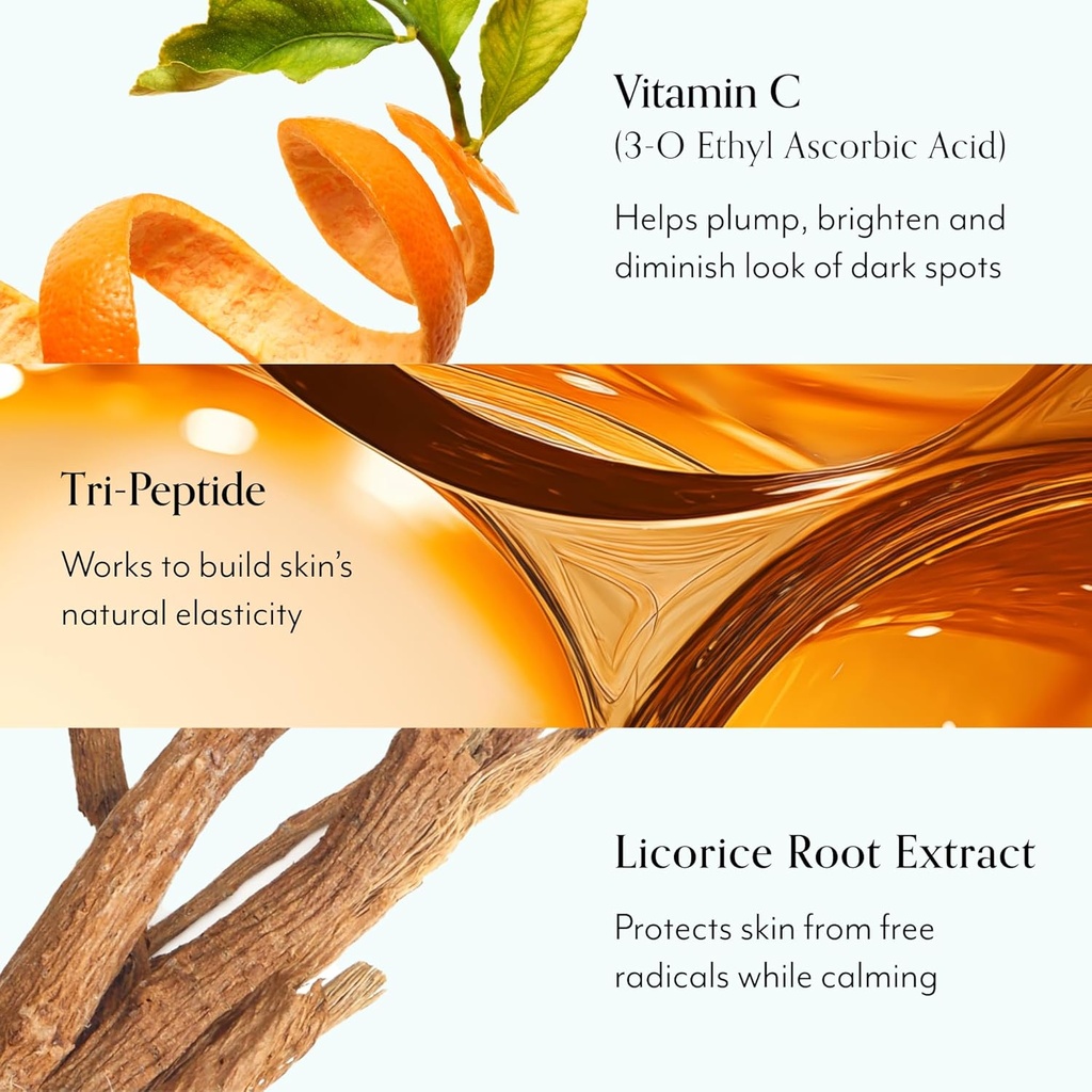 Bliss Bright Idea Vitamín C Sérum & Očný krém Duo - Brightening a hydratácia - Anti-aging sérum, Znižuje jemné Lines - Čisté, Vegan & Cruelty-free