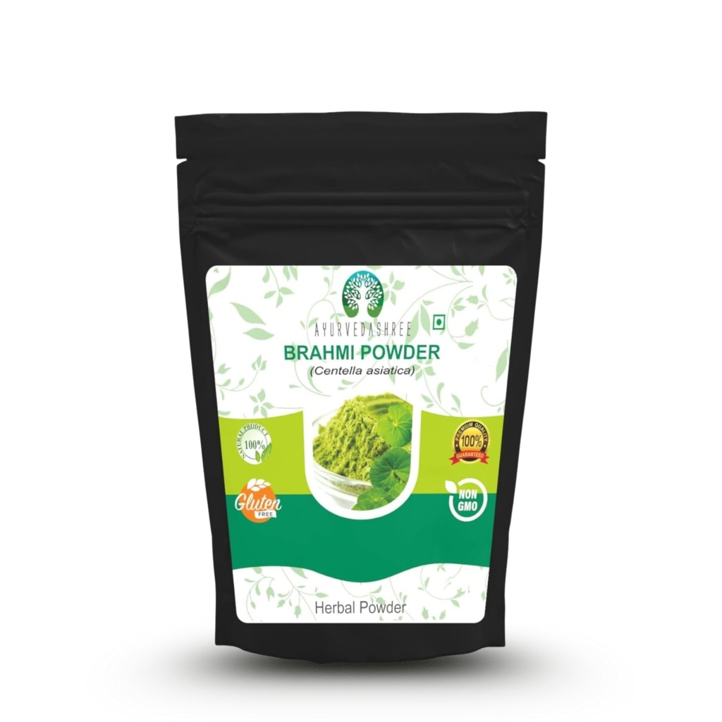 Centella Asiatica Powder 50 Gm Známa ako Gotu Kola, Brahmi I Mandupakarni Powder I Non GMO I Gluten Free I Vegan