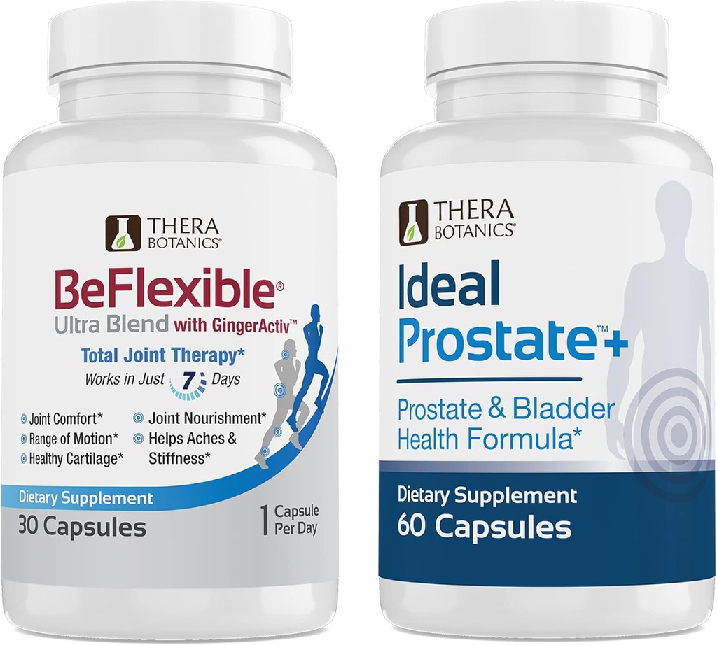 Therabotanics BeFlexible Ultra Spoločná podpora doplnok a ideálne prostaty výkonná prostata doplnok pre mužov Bundle