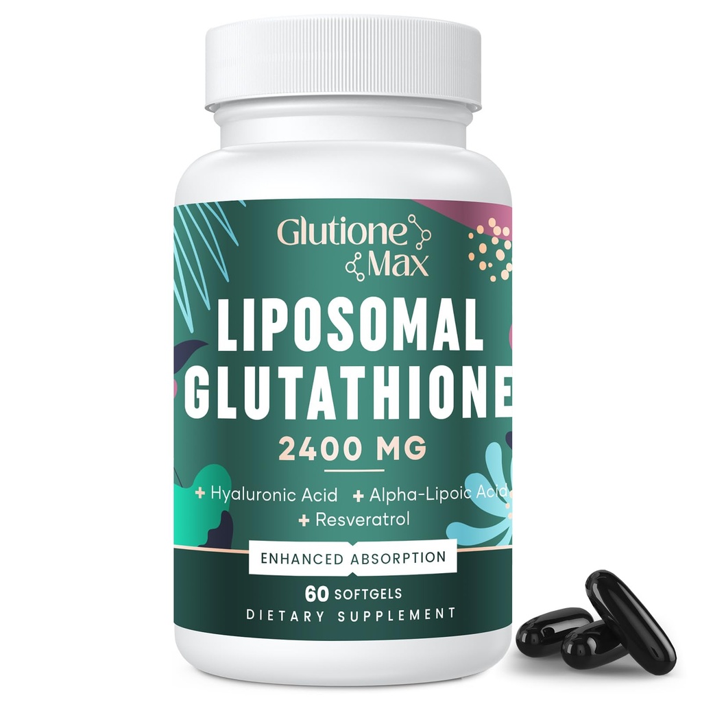 8-in-1 Lipozomálny glutatión 2400 MG, vysoká absorpcia Antioxidant Formula 
