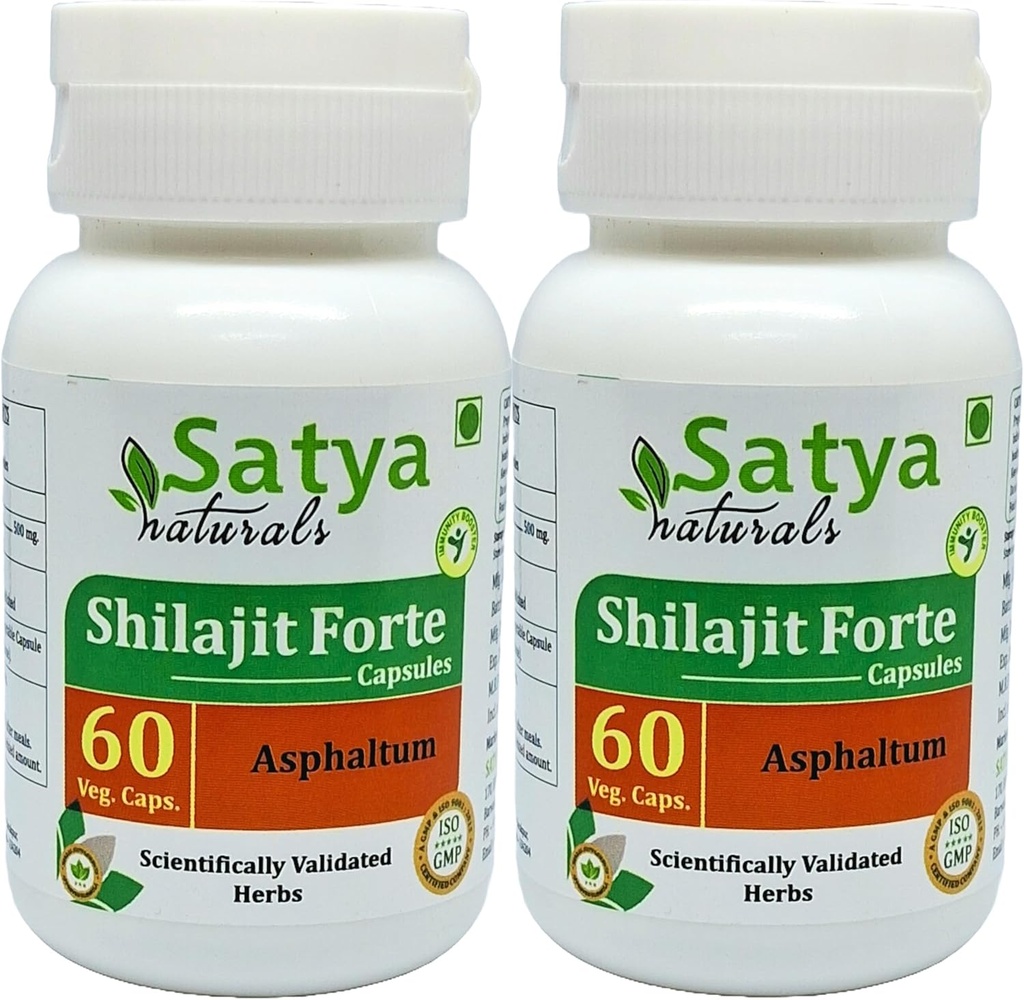 Shilajit Forte Kapsule 500 mg. 60 Veg. Kapsula 