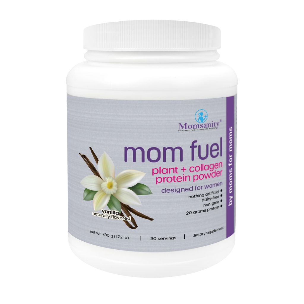 Mliečno-bezkrmový substitučný proteín prášok pre ženy - Plant & kolagén Protein Blend 20g Proteín (Vanilla)