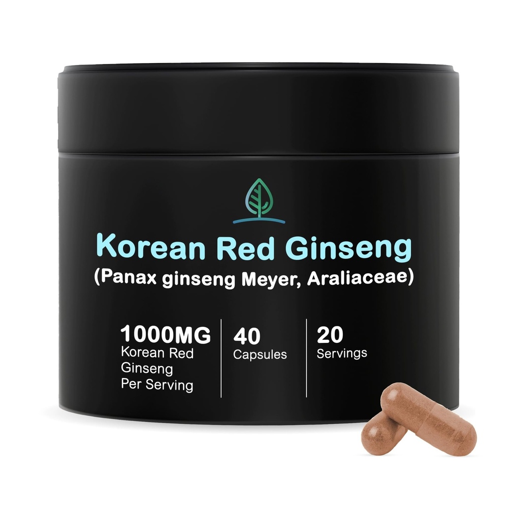 Holistický Bin Korean Red Ginseng Kapsule Pure Panax Ginseng Supplement 