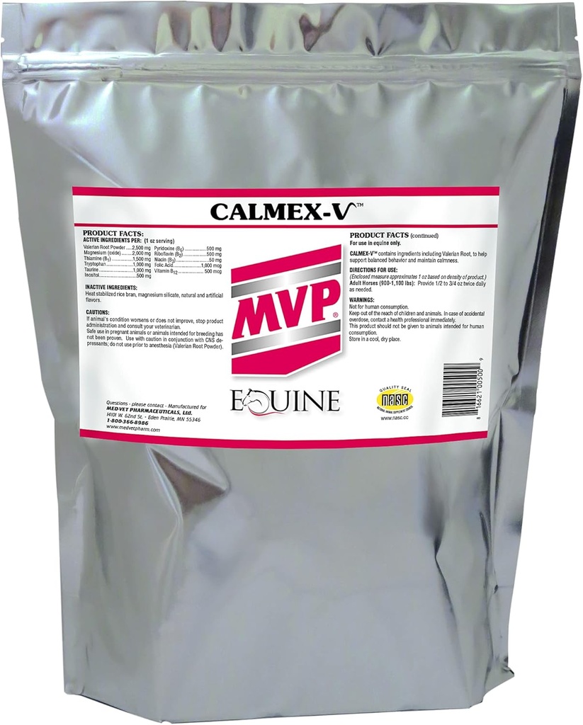 Calmex-V (10lb) Pokojná podpora pre kone.