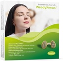 WoodyKnows 3 Allerscreen Nasal Filtre s 12 pármi náhradných filtrov, Model 2024, Sezónna a prach Alergie pomoc (Veľké, 3 Filtre+12 Náhradné)
