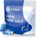 120PCS Salt Saline Pakets Sinus Nasal Rinse pre Neti Pot, Individuálne zabalené 2.34G Nosové umývanie Zavlažovací systém Nosový čistič Saline Refill Pakety