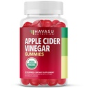 Apple Cider Ocogar Gummies - Organic ACV Vitamíny pre trávivé zdravie, metabolizmus & Gut Support - 60 Gróf - Vegan, Non-GMO, Gluten-free - Delicious Aroma & No Harsh Chuť - 1 mesiac dodávky