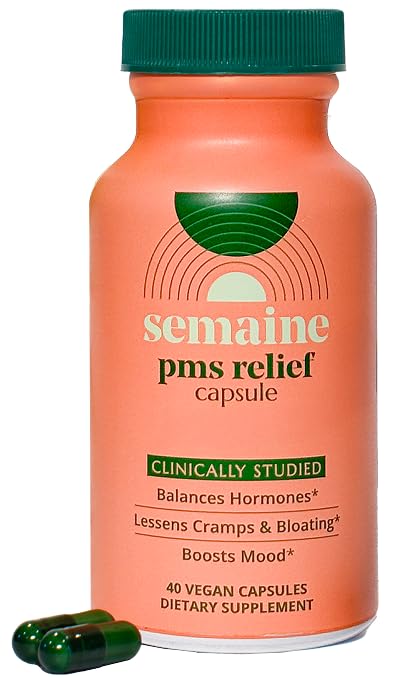 PMS a obdobie Relief - Menštruačné Cramp Relief: Žiadne ďalšie obdobie Cramps, Mood Swings, alebo Bloating. PMS doplnok pre šťastné Hormóny a obdobie úľavy. (40 Počet)