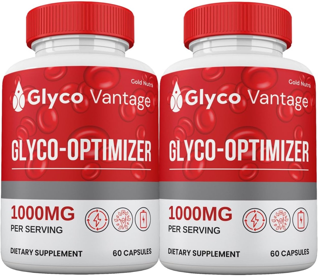 (2 balenia) Glyco Vantage Glyco Optimizer kapsule Podpora krvi Maximálna sila Všetky prírodné doplnok pre mužov a ženy