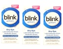 Blink GelTears Mazanie očné kvapky pre suché oko, Extra Lasting Relief, Hydratačné Formula, Stredne ťažké až ťažké Suchosť, 0.34 fl oz (Stock of 3)